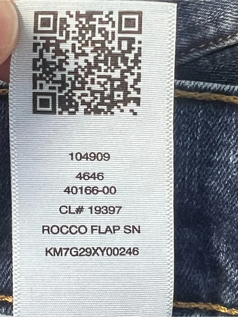 True Religion Mens Rocco Relaxed Skinny Jeans Blue Medium Wash Flap Pocket Sz 30